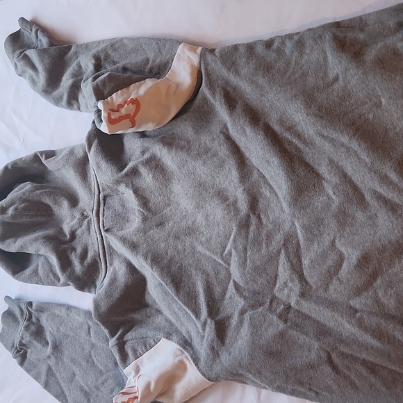 Fox Gray and White Men's Sweater - Picture 7 of 7